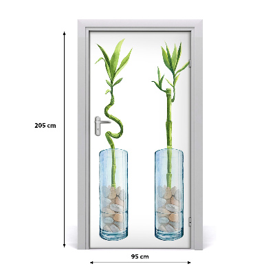 Ajtóposzter öntapadós Bambusz