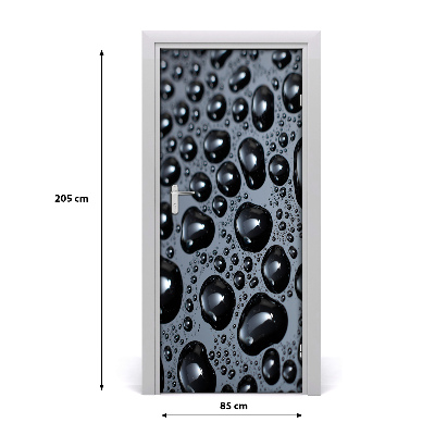 Fotótapéta ajtóra Vízcseppek