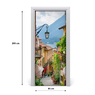 Poszter tapéta ajtóra olasz utcákon
