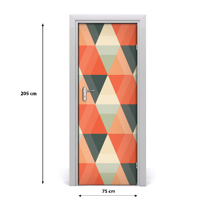 Ajtó tapéta geometriai háttér