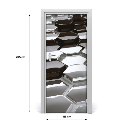 Ajtóposzter 3D absztrakció