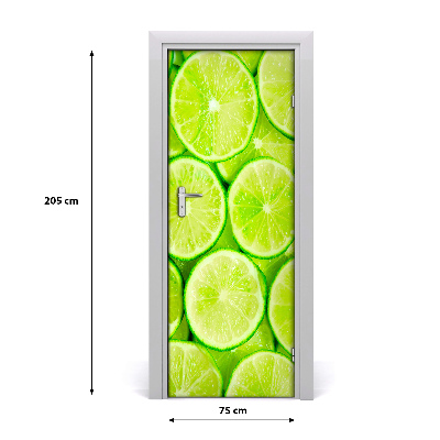 Ajtó tapéta limes