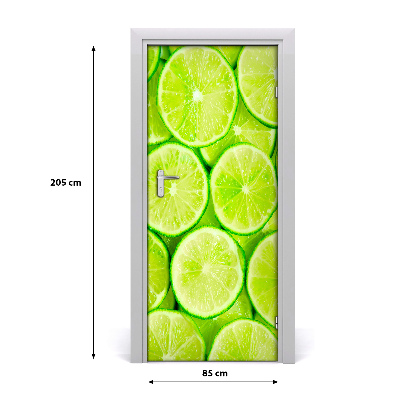 Ajtó tapéta limes