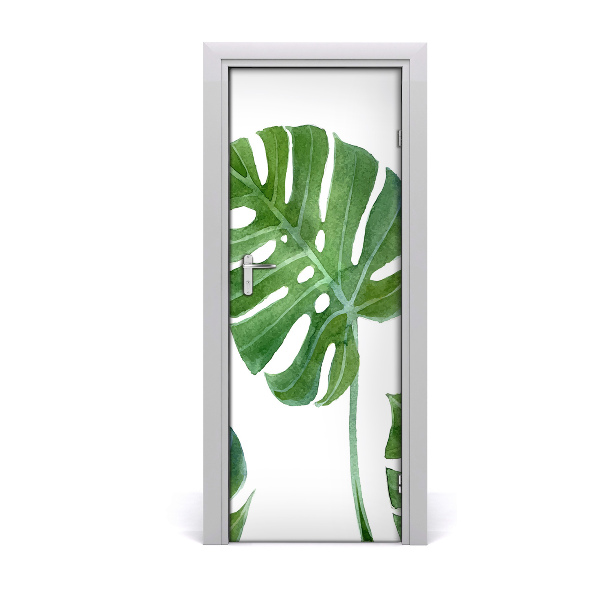 Ajtóposzter öntapadós monstera