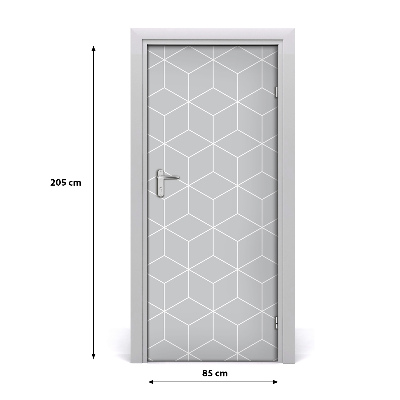 Ajtómatrica geometriai háttér