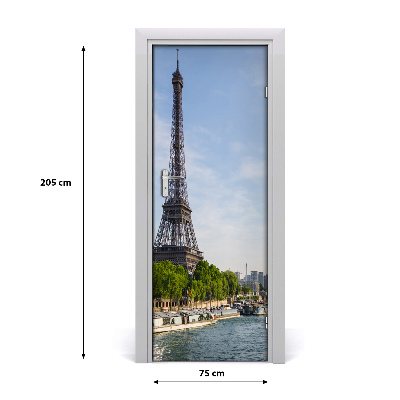 Ajtóposzter öntapadós Eiffel-torony