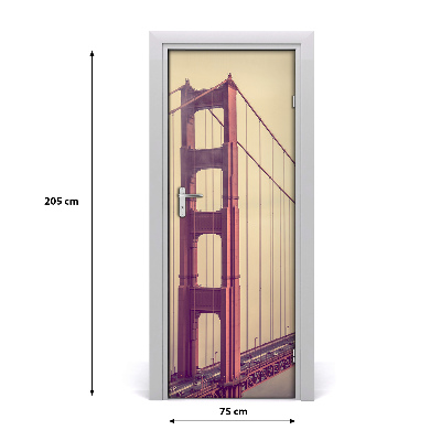 Ajtó tapéta Bridge San Francisco