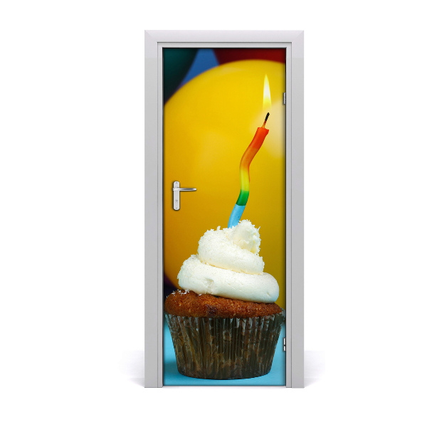 Ajtómatrica születésnapját cupcake
