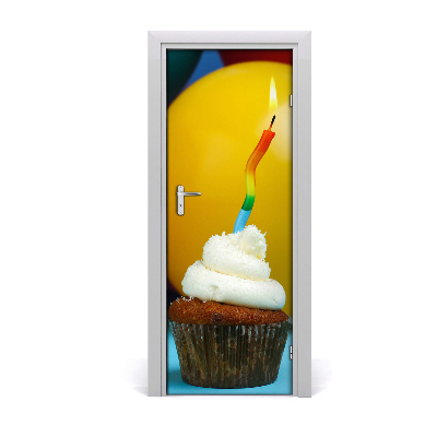 Ajtómatrica születésnapját cupcake