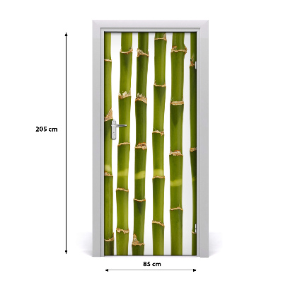 Ajtóposzter öntapadós Bamboo Ajtó