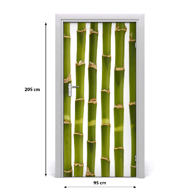 Ajtóposzter öntapadós Bamboo Ajtó