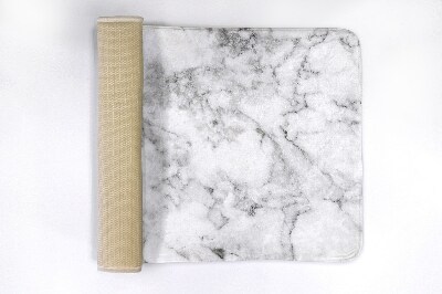 Fürdőszobai szőnyeg Fehér márvány