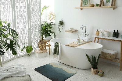 Fürdőszoba szőnyeg Hegyek és erdők