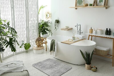 Nedvszívó fürdőszoba szőnyeg Szürke fal