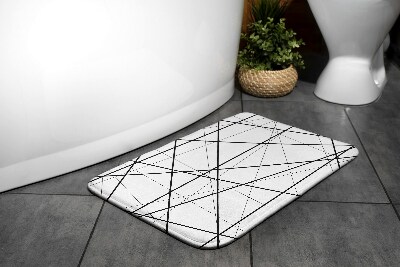 Fürdőszoba szőnyeg Geometriai vonalak