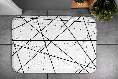 Fürdőszoba szőnyeg Geometriai vonalak