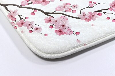 Fürdőszoba szőnyeg Japán cseresznye virágok