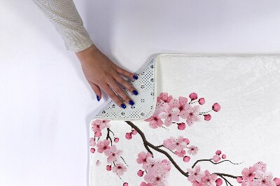 Fürdőszoba szőnyeg Japán cseresznye virágok