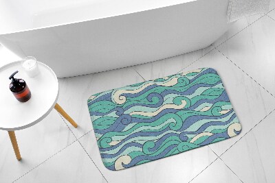 Fürdőszoba szőnyeg Tengeri hullámok