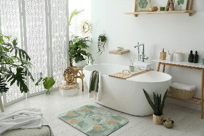 Fürdőszoba szőnyeg Növényi levelek