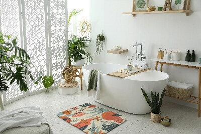 Nedvszívó fürdőszoba szőnyeg Virágvirágok