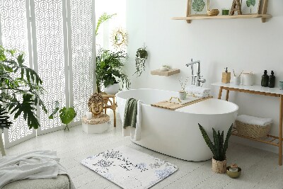 Fürdőszoba szőnyeg Minimalista virágok