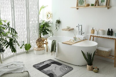 Zuhany kilépő szőnyeg Geometriai minták