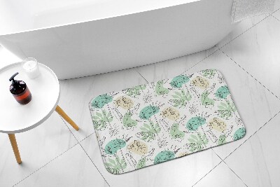 Fürdőszoba szőnyeg Növények