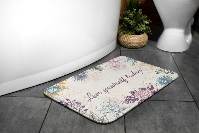 Fürdőszoba szőnyeg Virágos minta