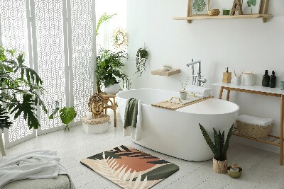 Fürdőszobai szőnyeg Trópusi absztrakció