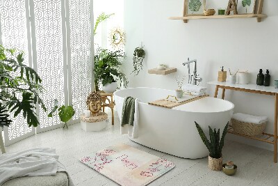 Nedvszívó fürdőszoba szőnyeg Virágösszetétel