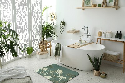 Nedvszívó fürdőszoba szőnyeg Növények virágok
