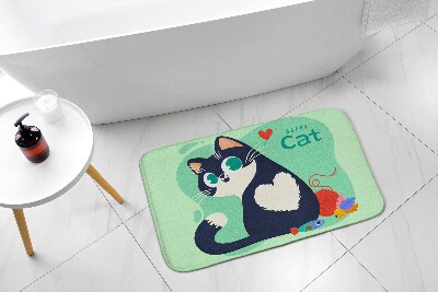 Fürdőszobai szőnyeg Cica állatok