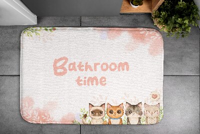 Fürdőszoba szőnyeg Macskák állatok