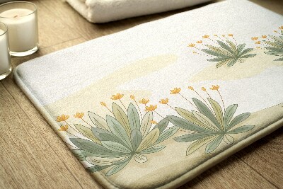 Fürdőszobai szőnyeg Növények virágok