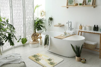 Fürdőszobai szőnyeg Növények virágok