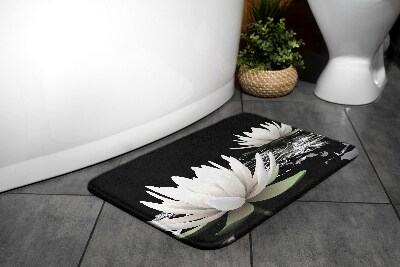Fürdőszoba szőnyeg Vízliliom virágok