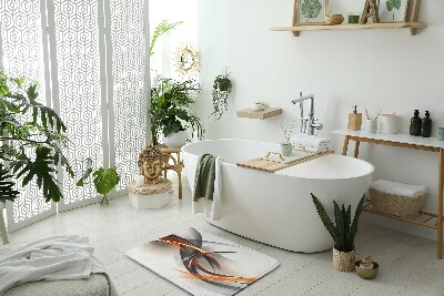 Nedvszívó fürdőszoba szőnyeg Színes absztrakció