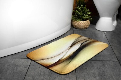 Nedvszívó fürdőszoba szőnyeg Arany absztrakció