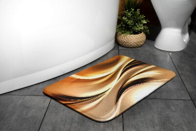 Fürdőszoba szőnyeg Arany absztrakció