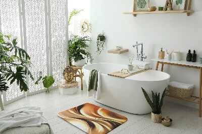 Fürdőszoba szőnyeg Arany absztrakció