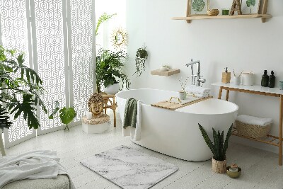 Fürdőszoba szőnyeg Fehér márvány
