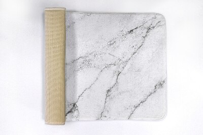 Fürdőszoba szőnyeg Fehér márvány