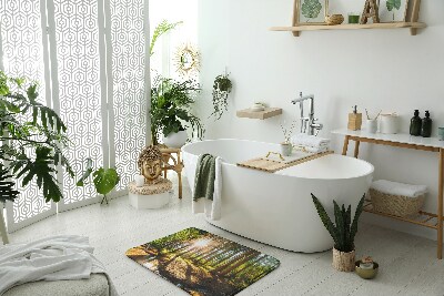 Fürdőszoba szőnyeg Tájerdő