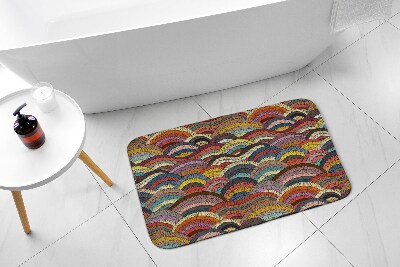 Fürdőszobai szőnyeg Színes absztrakció