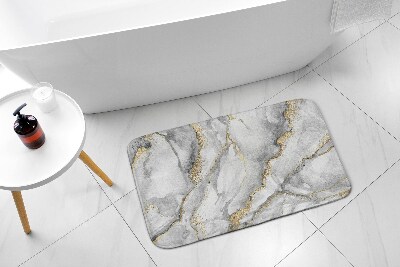 Fürdőszobai szőnyeg Szürke márvány