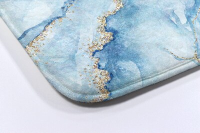 Nedvszívó fürdőszoba szőnyeg Kék márvány