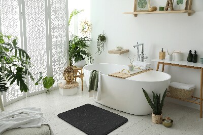 Fürdőszoba szőnyeg Fekete pöttyök