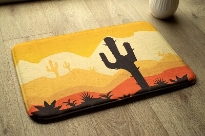 Zuhany kilépő szőnyeg Sivatagi kaktusz