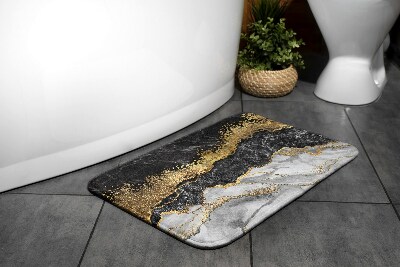 Fürdőszoba szőnyeg Arany márvány